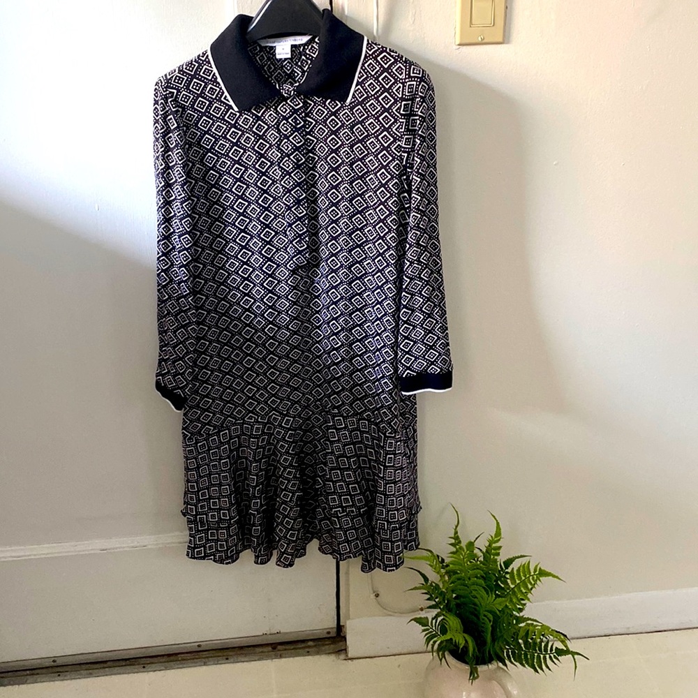 Dvf silk dress